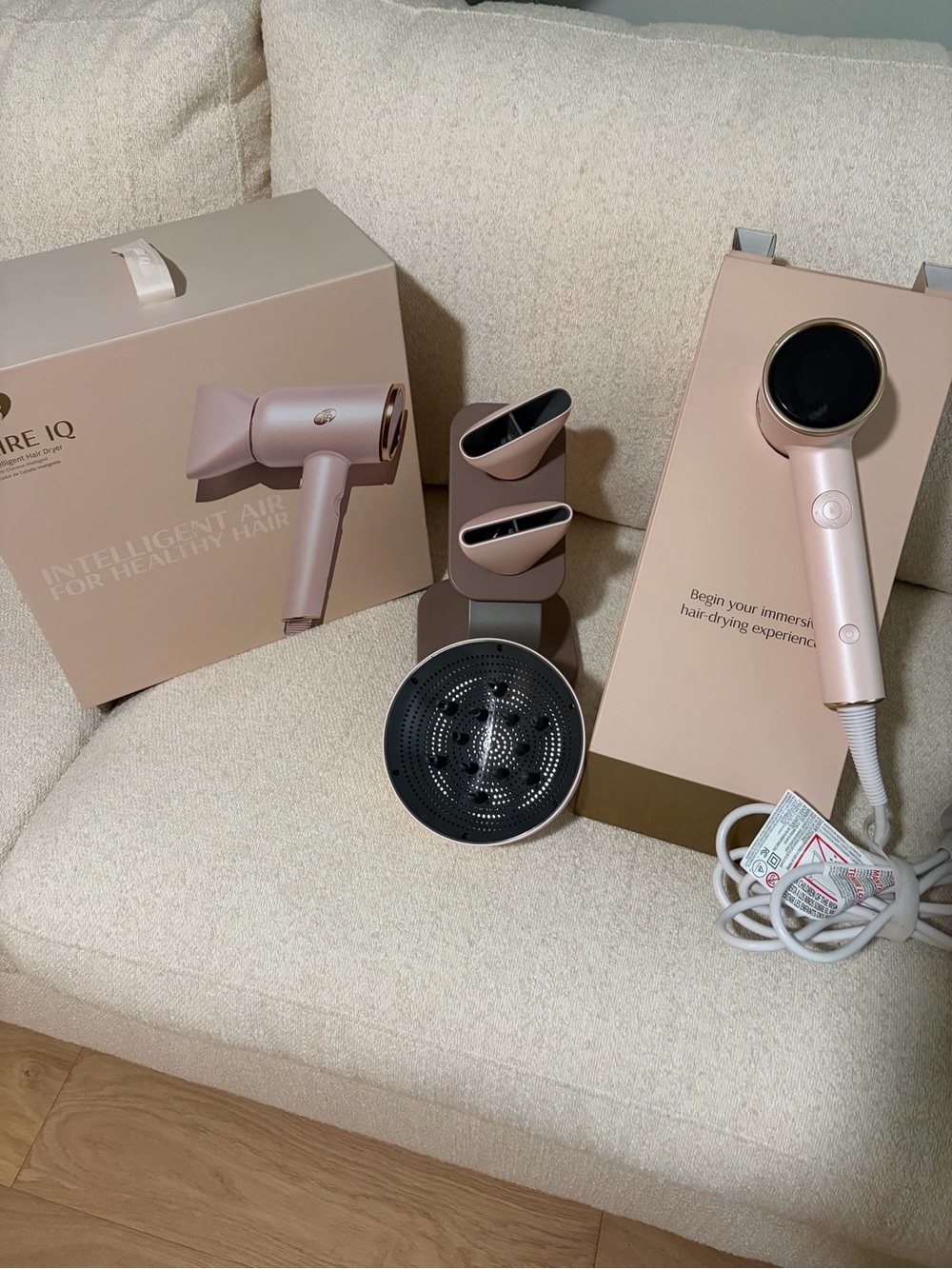 T3 Aire IQ Intelligent Hair Dryer All Parts Box Included